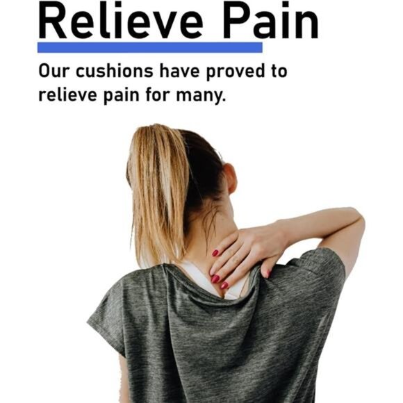 Large gel seat cushion cooling honeycomb support tailbone sciatica chair pillow - Picture 6 of 8